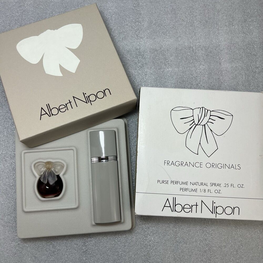 Vtg ALBERT NIPON Sets Purse Perfume Spray 7ml & 3.7ml EPERFUME MINI SPLASH
